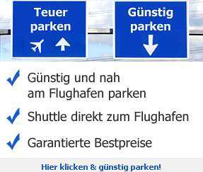 Parken und Fliegen Aktion 