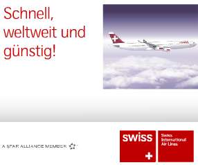 Swiss Airlines Flug