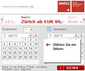 Swiss Airlines Gutschein