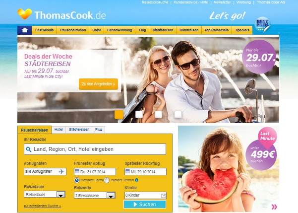 Thomas Cook Gutscheincode